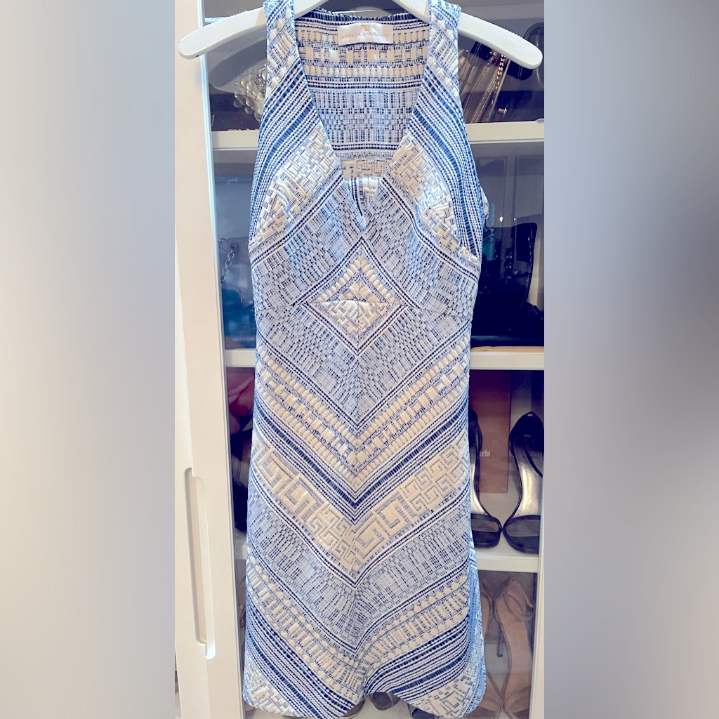 Amanda Upchard Twill Form Fitting Dress.